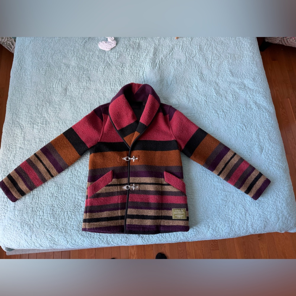 Scotch & Soda Multicolor Striped Wool Blend